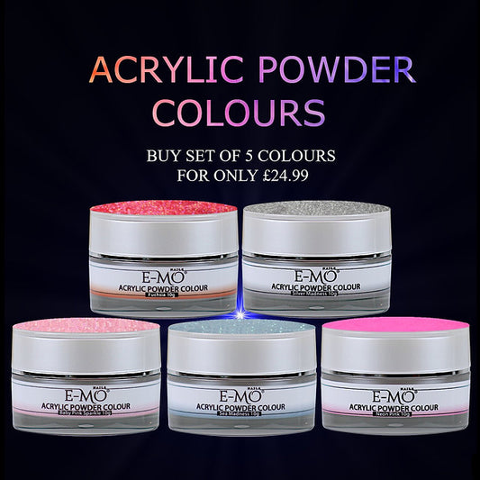 Set of 5 Acrylic Powder Colours